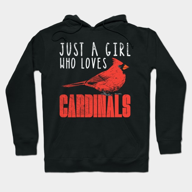 Just A Girl Who Loves Cardinals Hoodie by maxdax